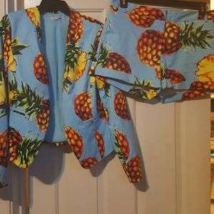 Jacket and short set